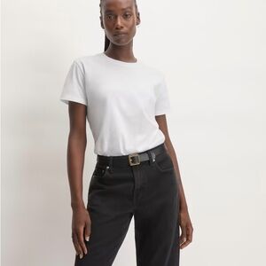 Everlane The Organic Cotton Box-Cut Tee White Extra Small